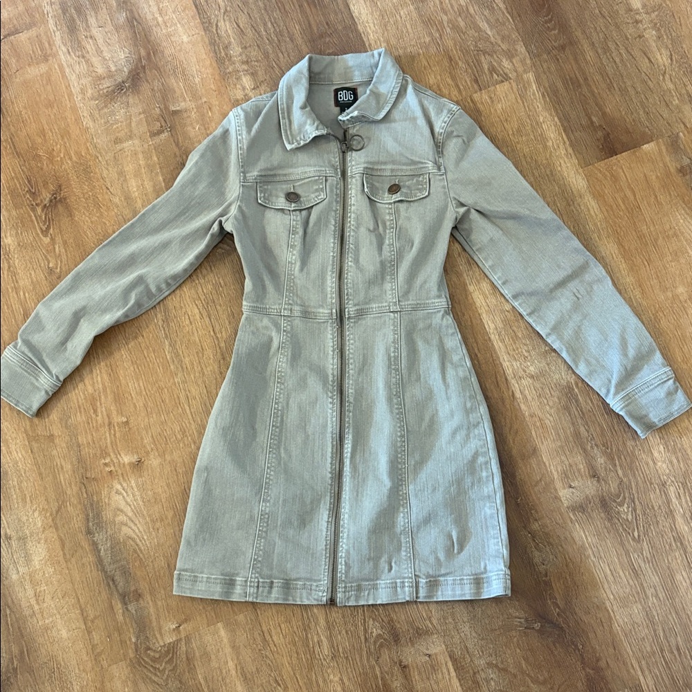 EUC BDG Denim Dress Size 2 Light Brown/ Tan